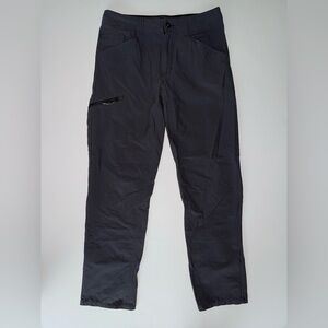 Patagonia Quandary Pants Men's Sz 30 Gray Hiking Outdoors Lightweight Activewear